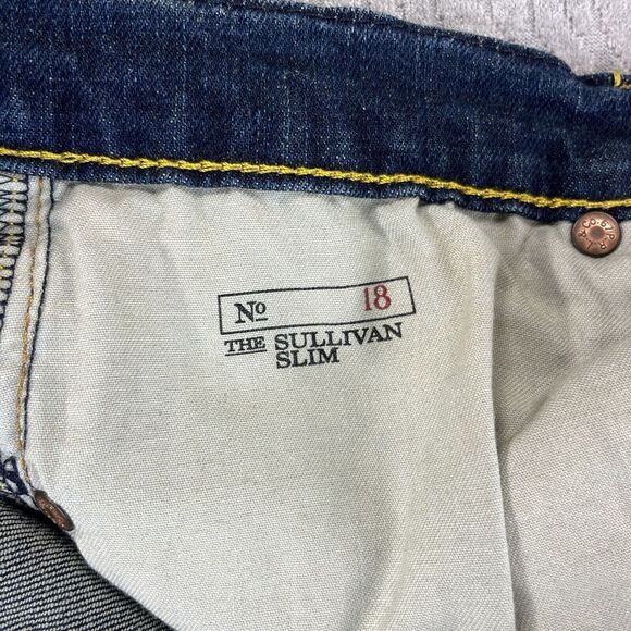 Polo Ralph Lauren‎ The Sullivan Slim Women's pants (18) whiskered straight leg - Picture 11 of 15